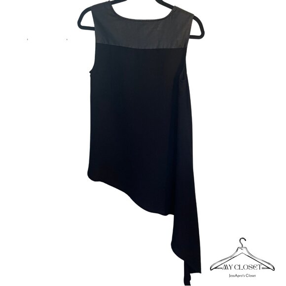 Forever 21 Asymmetrical Black Top Size Small - Picture 3 of 4